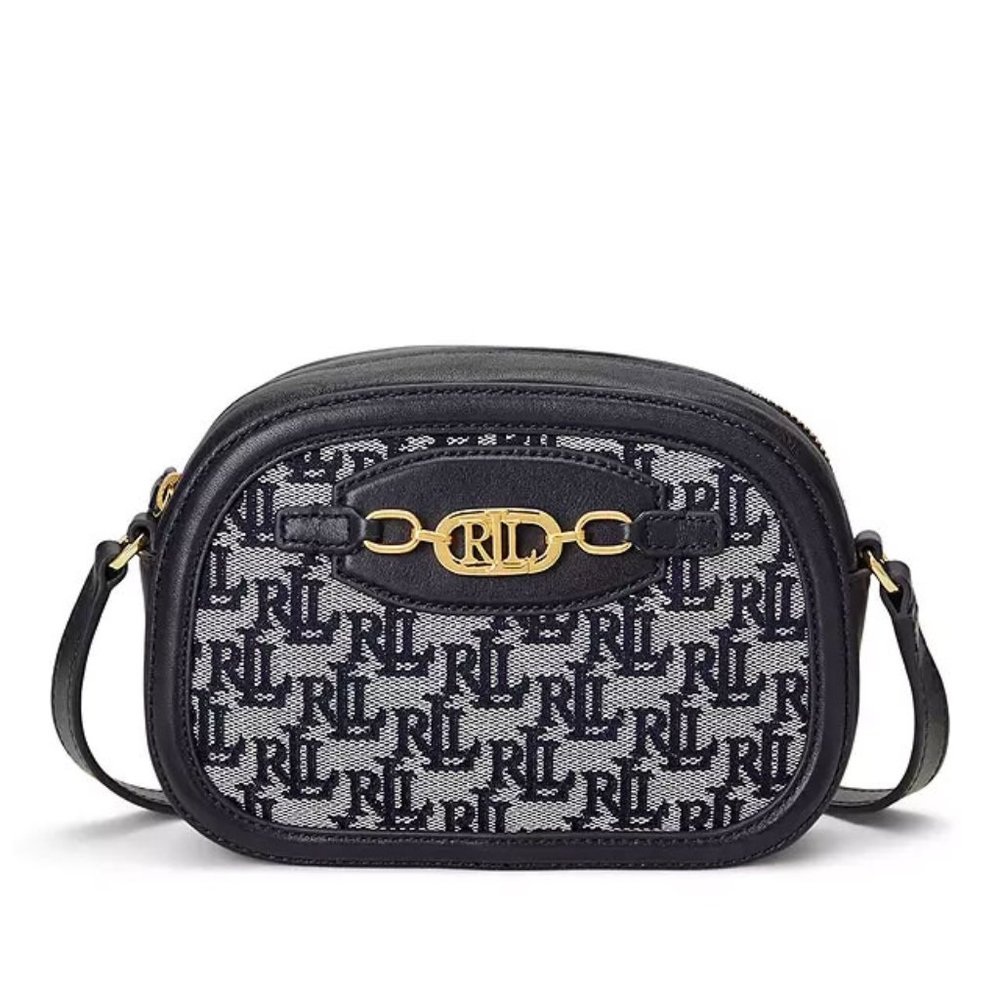 Lauren Ralph Lauren  Monogram Medium Jordynn Crossbody Bag